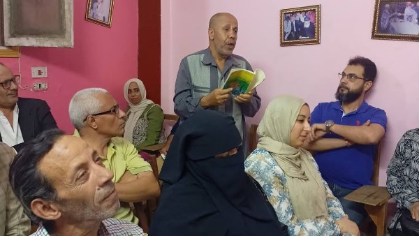 جانب من الامسية الشعرية ببني سويف