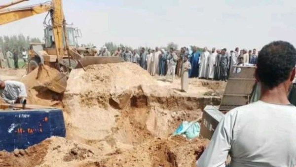 سقوط شخص في بئر 