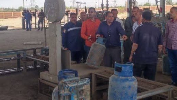 ضبط أسطوانات بوتاجاز 