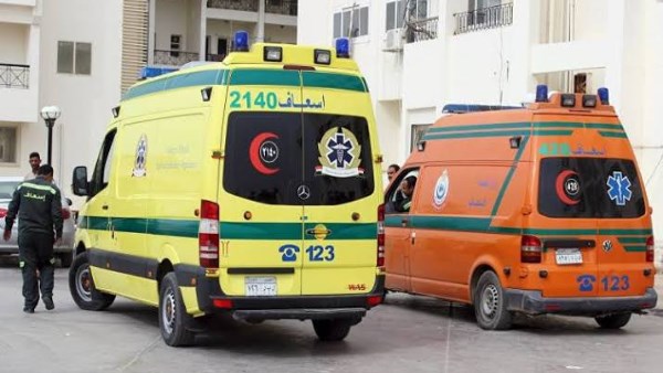 مصرع شخصين وإصابة 2 آخرين في انقلاب سيارة بالمنيا
