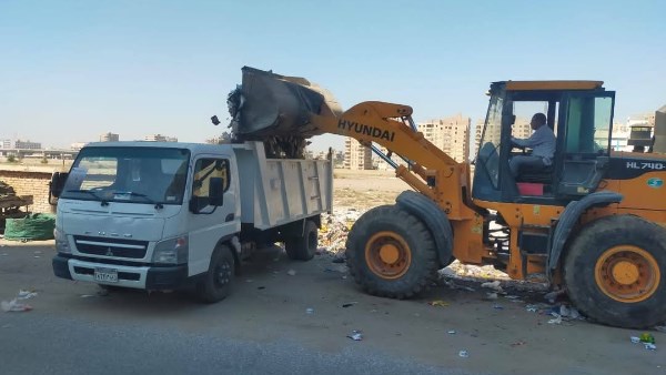 حملات مكثفة للنظافة ورفع الإشغالات وصيانة الطرق والإنارة بالمنيا