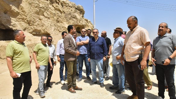 محافظ أسيوط يتفقد مقبرة "جفاي – حابي الأول"