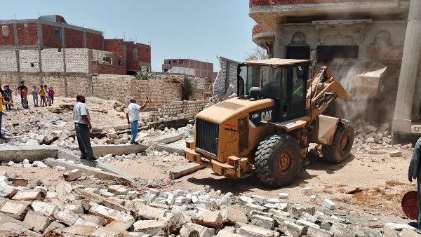 إزالة التعديات بأسيوط 