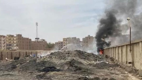 النيران تلتهم مصنع الهدرجة للزيوت والمنظفات في سوهاج.. صور
