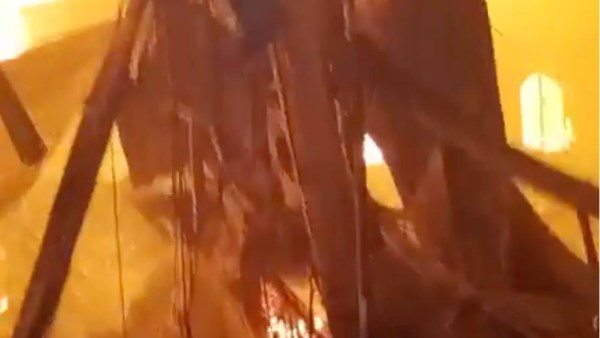 حريق كنيسة مارى جرجس بقفط