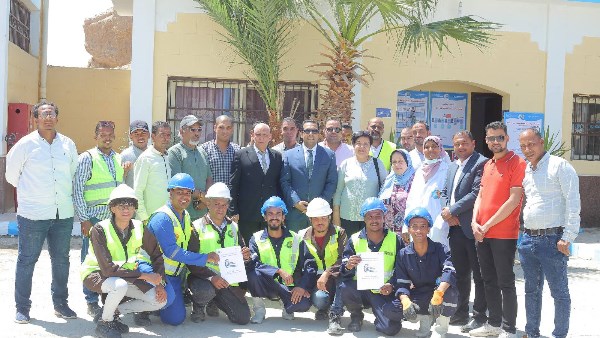 نائب محافظ قنا يشهد إجراءات تجديد شهادة TSM الدولية لمحطة مياه الجزيرية|صور