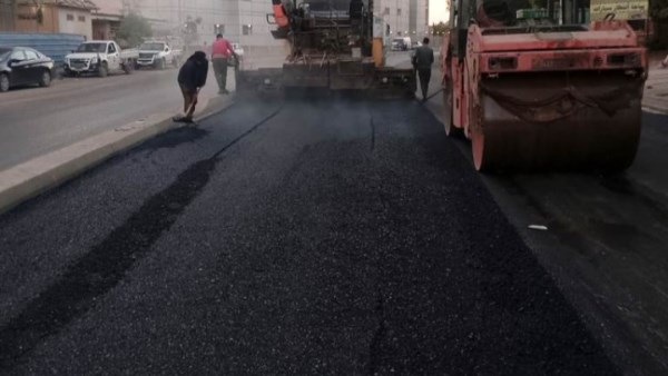رصف الطرق بأسوان 