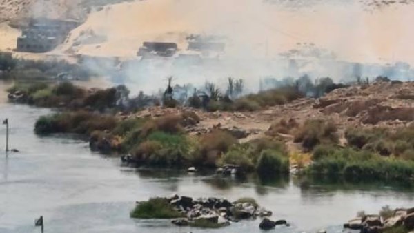 تفاصيل السيطرة على اندلاع حريق محدود بجوار محمية سالوجا وغزال بأسوان