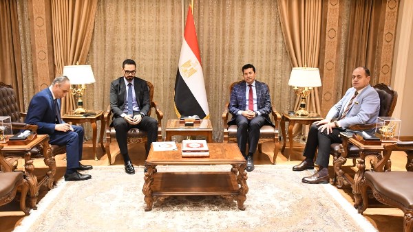 وزير الرياضة يلتقي رئيس اتحاد الجودو