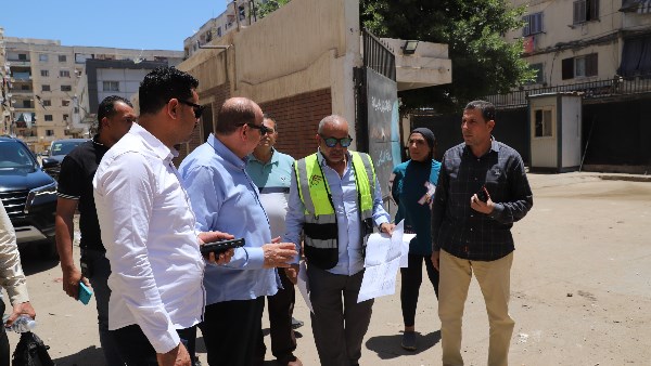 رئيس صرف الإسكندرية يتفقد محطة العجمي