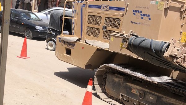 بدء أعمال توصيل الغاز بمدينة الحمام