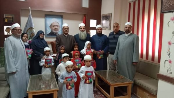 تعليم مبادئ الدين الإسلامي وفضائل ذي الحجة.. لقاء أزهر مطروح وأطفال الروضة