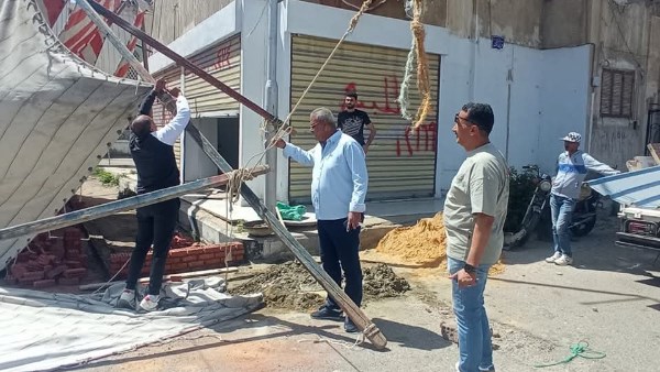 استجابة لشكاوى المواطنين.. حملة لإزالة الإشغالات والتعديات في بورسعيد