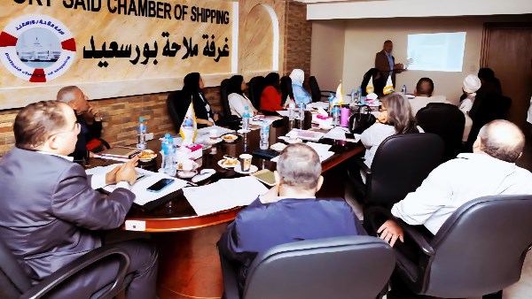غرفة ملاحة بورسعيد تناقش آليات إنشاء نادي الغرفة