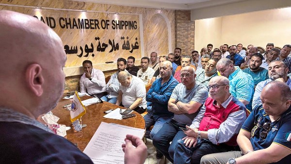 غرفة الملاحة  بورسعيد تجمع يوميًا نحو 400 طن من المخلفات