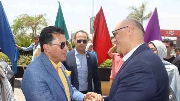 وزير الشباب يتفقد المشروعات والمنشآت الرياضية بالقليوبية