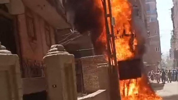السيطرة على حريق في محول للكهرباء بالقليوبية