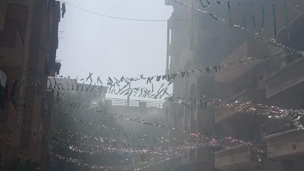 حريق هائل بالمحلة 