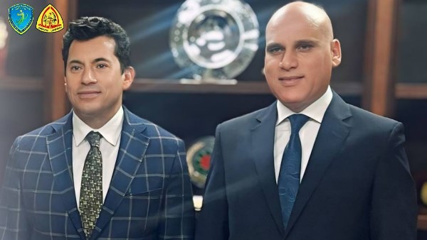 وزير الشباب وعميد تربية رياضية الزقازيق