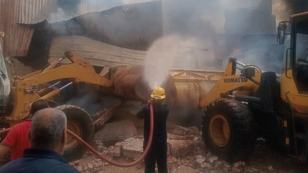 إخماد حريق بمصنع للغزل في كفر الشيخ 