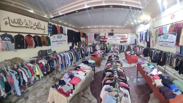 معرض مجاني للملابس لدعم 400 أسرة في كفر الشيخ .. صور