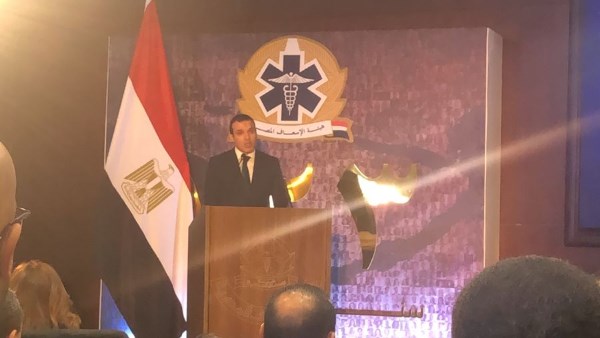 الدكتور عمرو رشيد رئيس هيئة الاسعاف