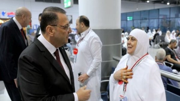 أول فوج من حجاج القرعة إلى الأراضى المقدسة