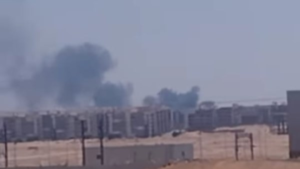 حريق مصنع عطور في بدر 