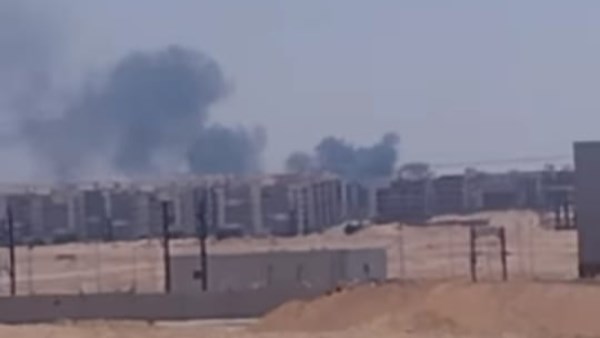 حريق مصنع بدر 