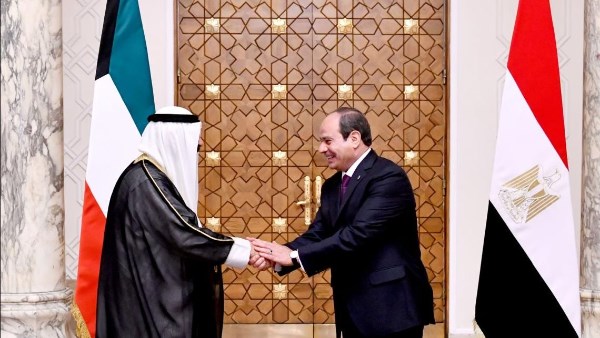 السيسي وأمير الكويت 