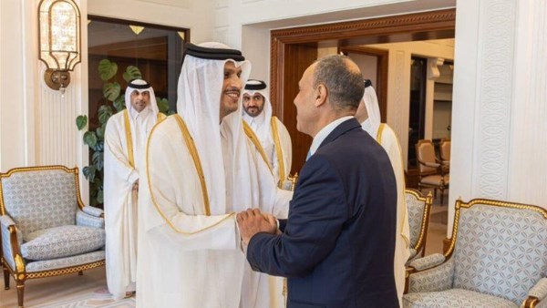 وزير الخارجية ونظيره القطري