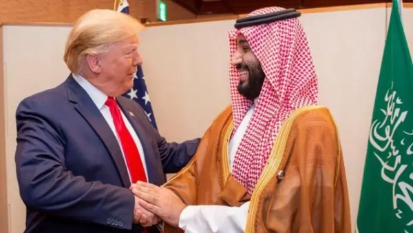 ترامب وولي العهد السعودي 