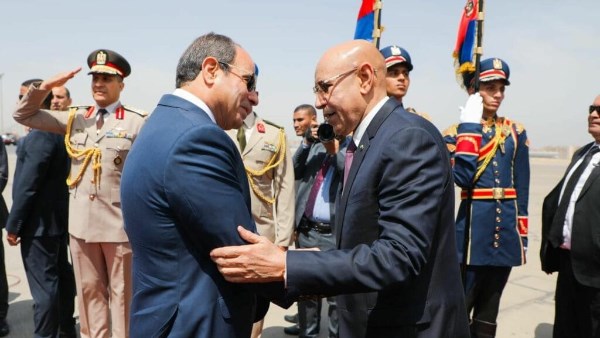 رسالة من السيسي إلى رئيس موريتانيا .. ما فحواها ؟