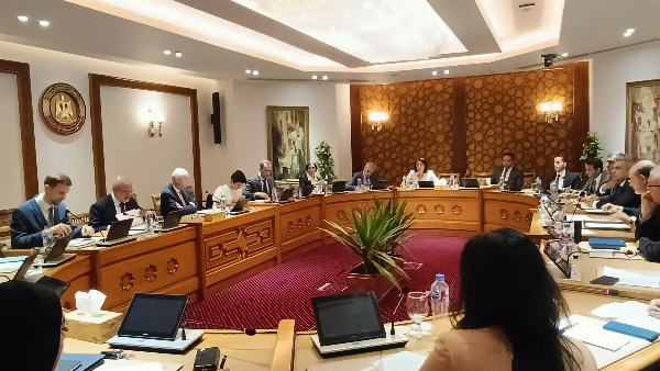 مباحثات فرنسية مصرية 
