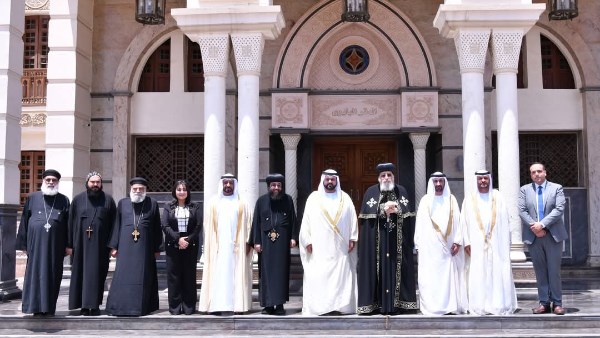 البابا تواضروس يستقبل ولي عهد إمارة الفُجَيْرة بالإمارات العربية المتحدة | صور