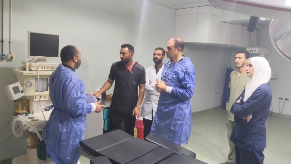 معاينة  وزارة الصحة لدهب 