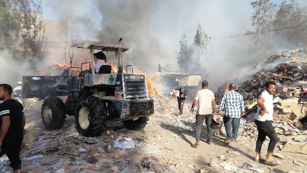 صوره من الحريق