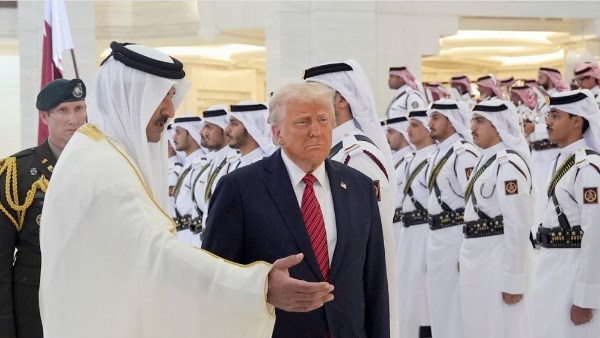 ترامب وأمير قطر