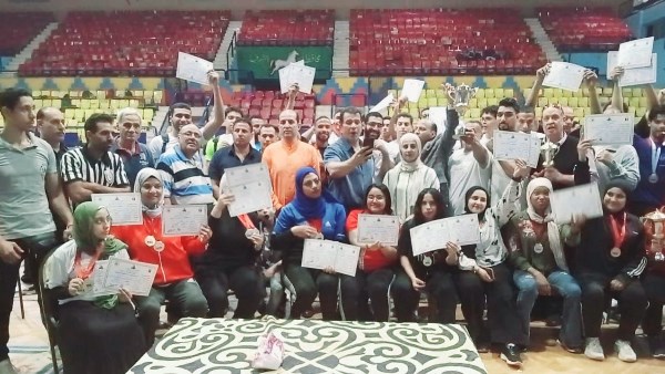نجاح كبير لبطولة الجمهورية وتجارب منتخب مصارعة الذراعين