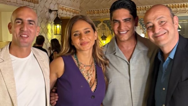 نيللي كريم ورجل الأعمال أحمد أبو هشيمة
