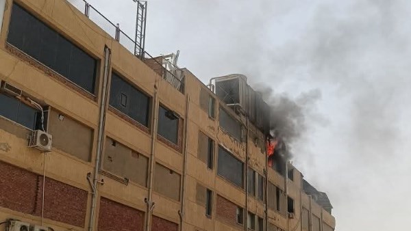 حريق بصالة جيم شهيرة في شارع التسعين بالتجمع الخامس