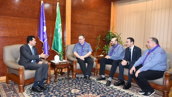 وزير الشباب والرياضة والأمين العام للمنظمة العالمية للحركة الكشفية