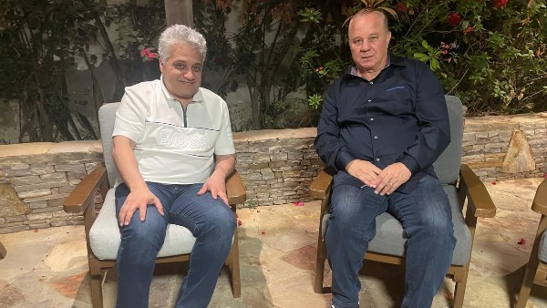 شوقي غريب والسفير أحمد طايع