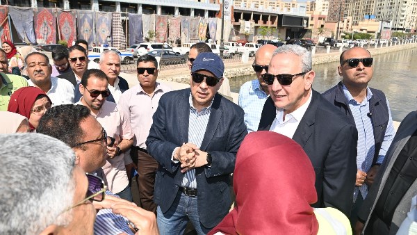 وزير الري يتفقد حالة الري وأعمال تطهيرات الترع بمحافظة الغربية