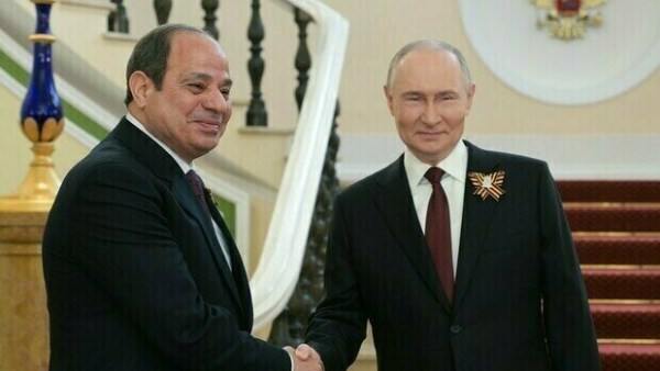 الرئيس عبد الفتاح السيسي والرئيس الروسي فلاديمير بوتين
