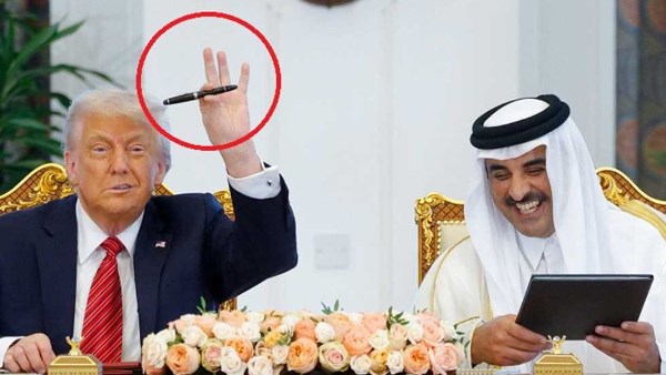 بين قلم وطائرة واستثمارات بـ 3.2 تريليون دولار| حصيلة ضخمة من جولة ترامب الخليجية