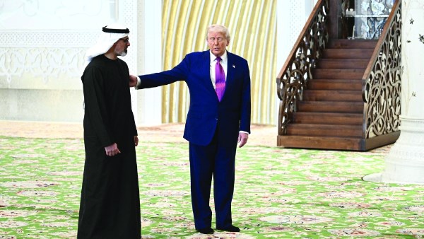 ترامب في مسجد زايد الكبير