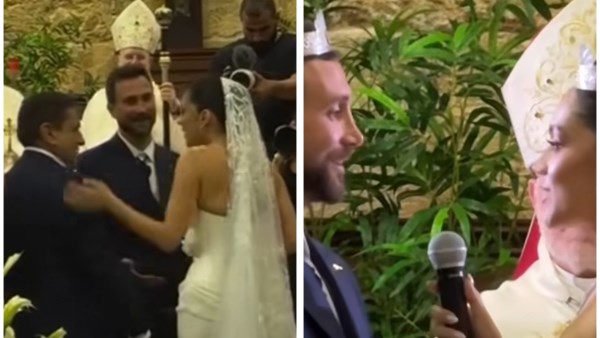 حفل زفاف ستيفاني عطاالله وزوجها زاف