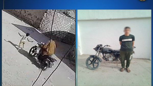 ضبط قائد دراجة نارية اصطدم بطفل بالجيزة