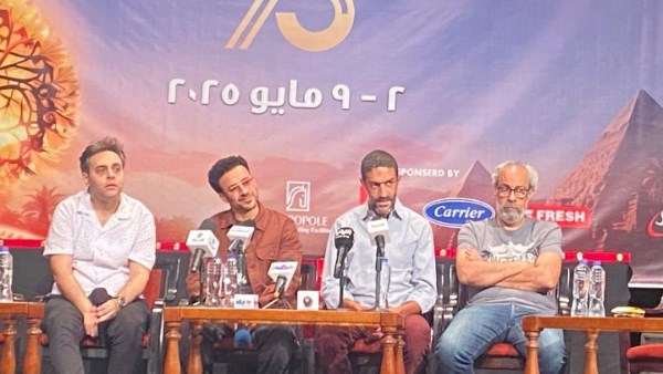 أحمد داوود و خالد كامل في ندوة فيلم الهوي سلطان  بالمركز الكاثوليكي